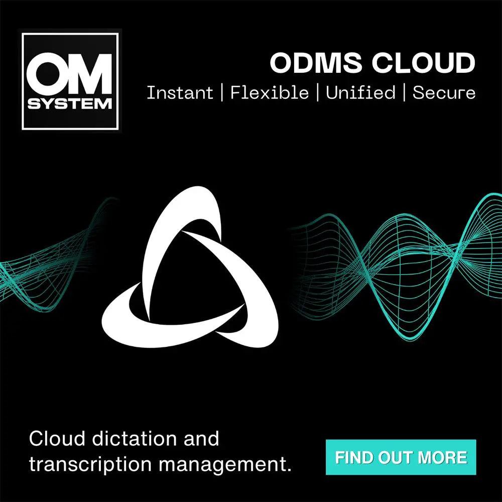 OM System (Formerly Olympus) ODMS Cloud one year license. - American Dictation