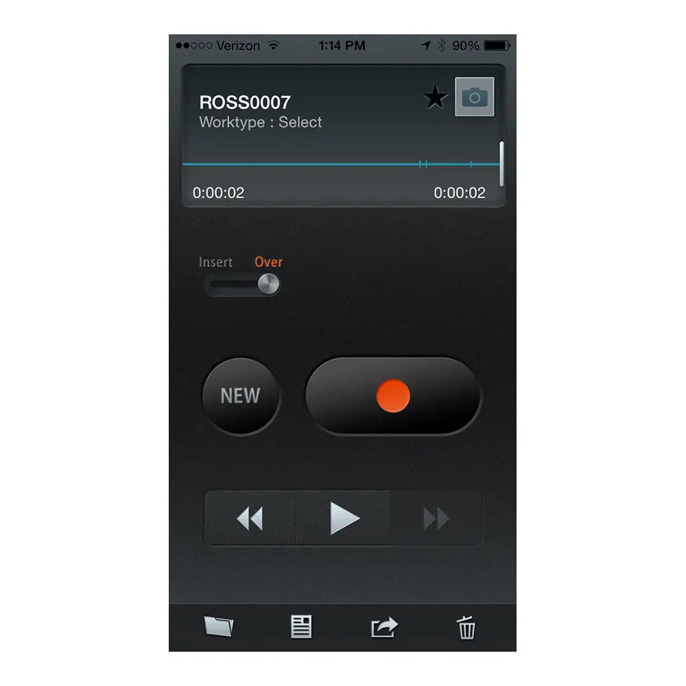 Olympus Dictation App for iPhone and Android