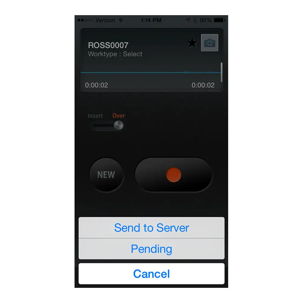 Olympus Dictation App for iPhone and Android