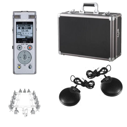 NovusGear Conference Recording Kit - NSC CM720 with Table - Top Microphones - American Dictation