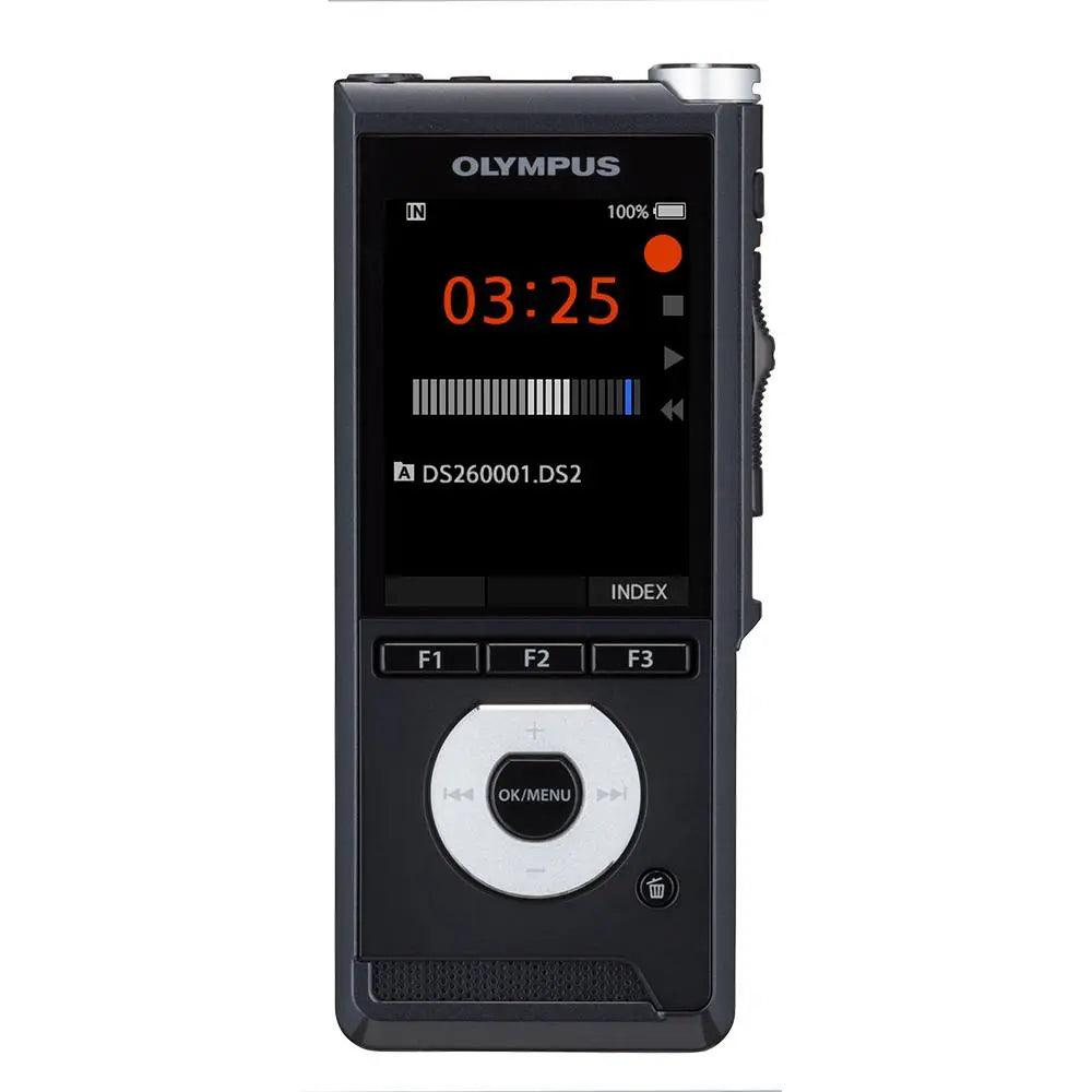 Olympus DS - 2600 Digital Dictation Recorder - Noise Canceling, 4 - Position Slide Switch - American Dictation