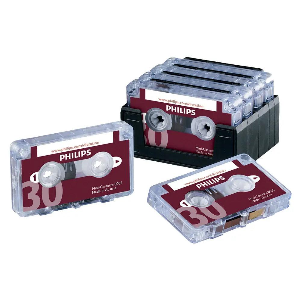 Philips 30 Minute Mini Cassette LFH0005 (box of 10) - American Dictation