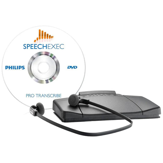 Philips 7277 Transcription Kit with SpeechExec Pro software - American Dictation
