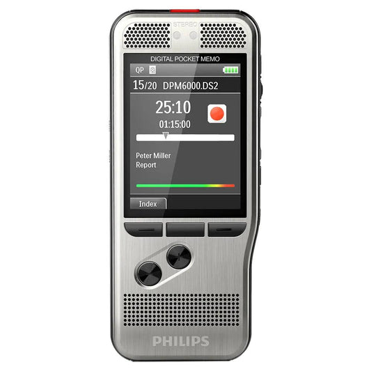 Philips DPM - 6000 Dictation Recorder with Superior Audio Quality & Workflow Software - American Dictation