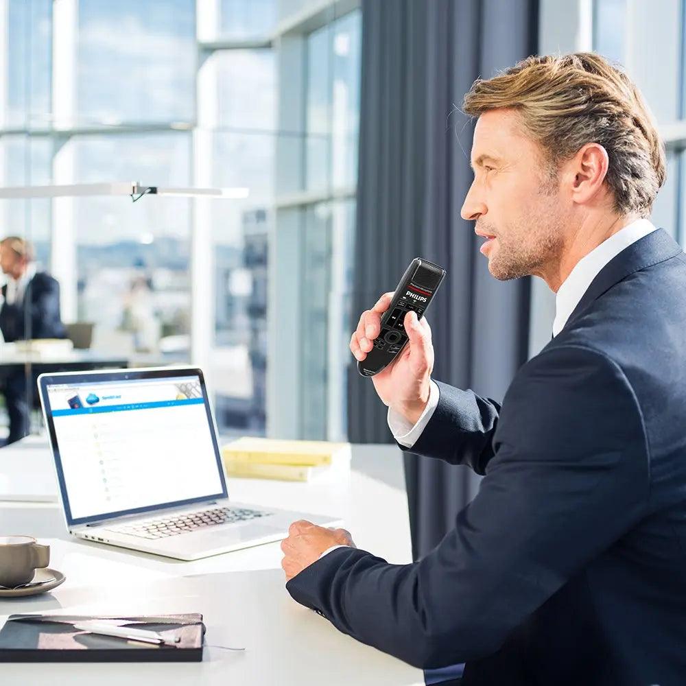 Philips SpeechMike Premium Air Wireless Slide Switch Microphone (SMP4010) - American Dictation