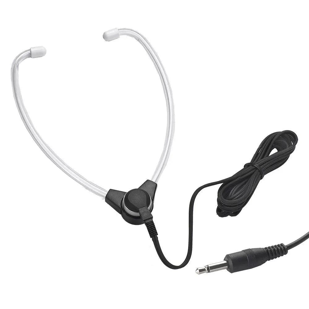 Stethoscope Transcription Headset SH - 50L with Hinged Design and 5ft Cord - American Dictation