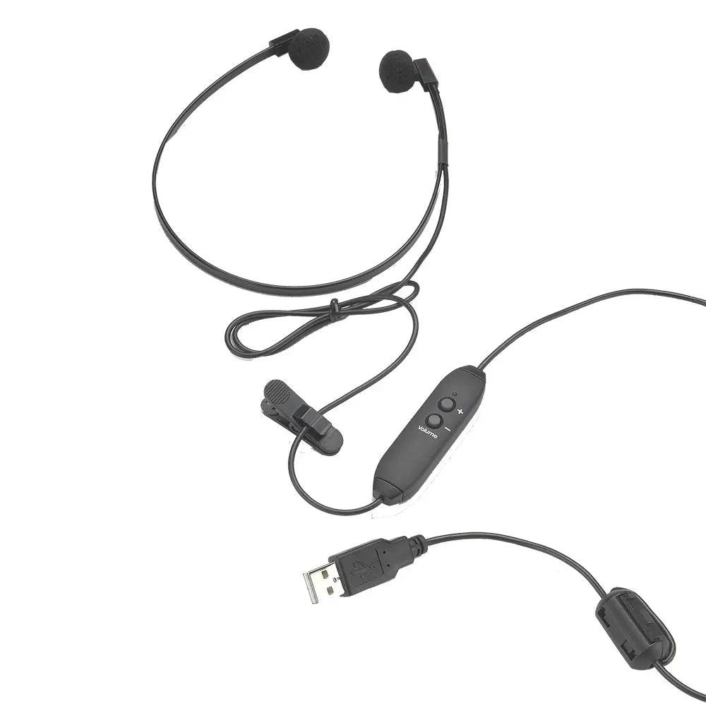 USB Spectra Transcription Headset SP - USB with USB Connection - Superior Sound Quality - 10' Cord - American Dictation