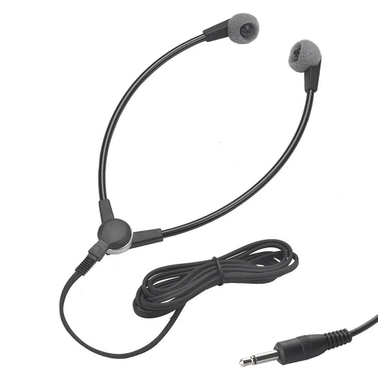 Wishbone Transcription Headset 10' Long Cord. VEC SH55L
