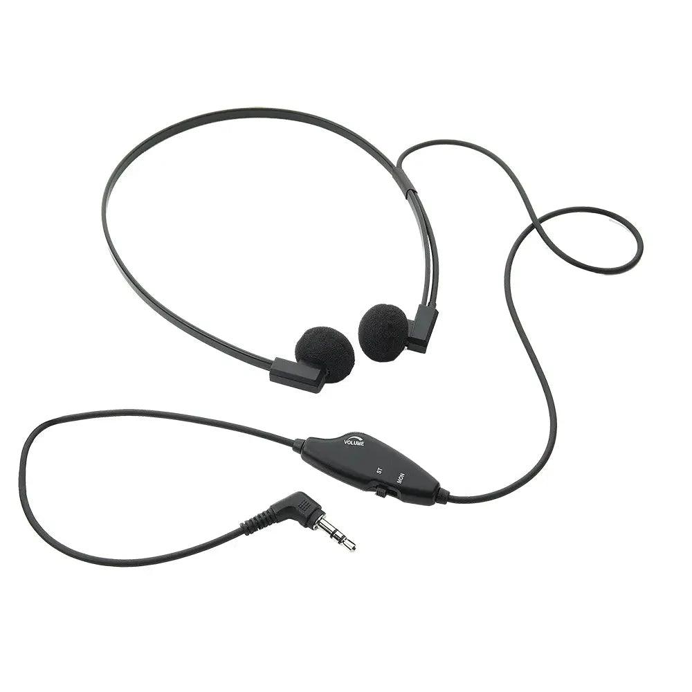 VEC SP - VC5 Transcription Headset with Volume Control and a Stereo/Mono Switch - American Dictation