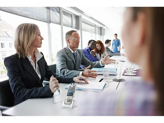 The benefits of digital conference recorders. - American Dictation