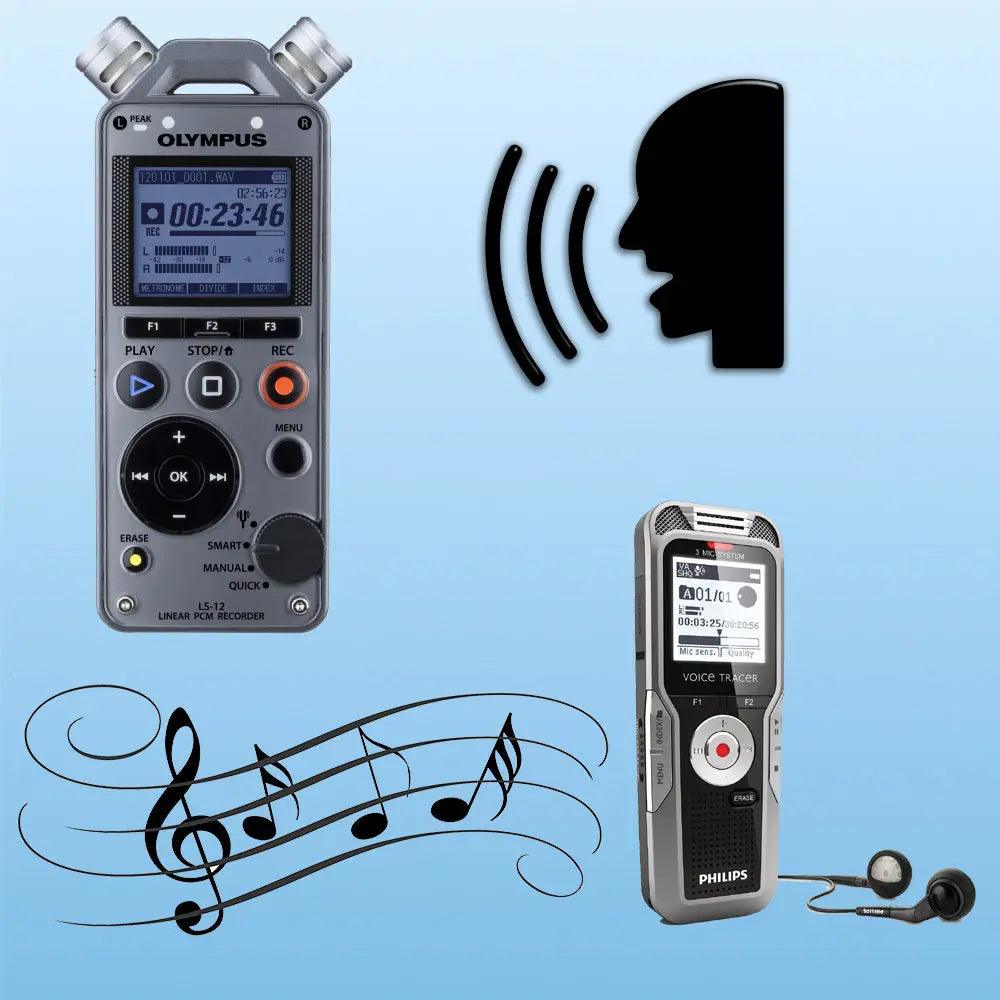 Handheld Digital Voice & Music Recorders for Clear Audio