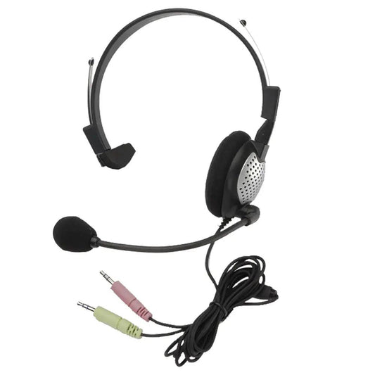 Andrea NC-181 Monaural Headset with standard computer plugs.