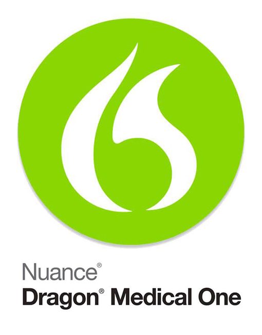 the nuancee dragon medical one logo