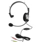 Andrea NC - 181VM Headset with inline volume and mute control - American Dictation