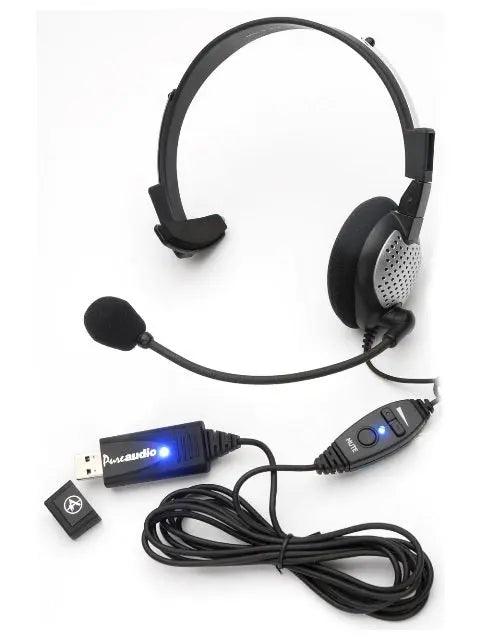 Andrea NC - 181VMU On - Ear USB Computer Mono Headset (NC181VMU) - American Dictation