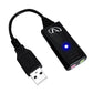 Andrea Pure Audio USB - SA 3.5mm to USB Adapter - Hi - Fidelity External Sound Card - American Dictation
