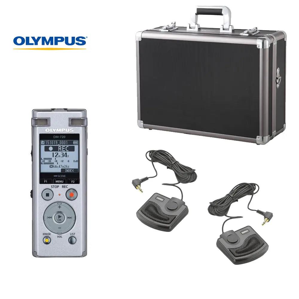NovusGear Conference Recording Kit with Olympus DM720 - NSC CM - 620 - American Dictation