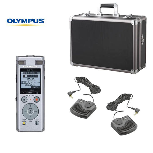 NovusGear Conference Recording Kit with Olympus DM720 - NSC CM - 620 - American Dictation