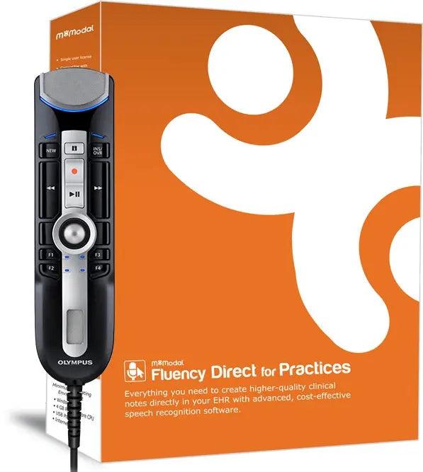 Olympus / M*Modal Fluency Direct for Practices Medical Speech Recognition Bundle - American Dictation