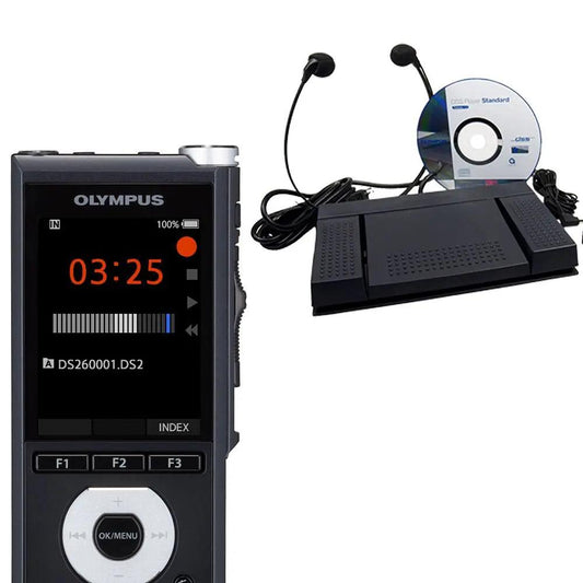 Olympus TS - 2600 Dictation and Transcription Starter Kit - American Dictation
