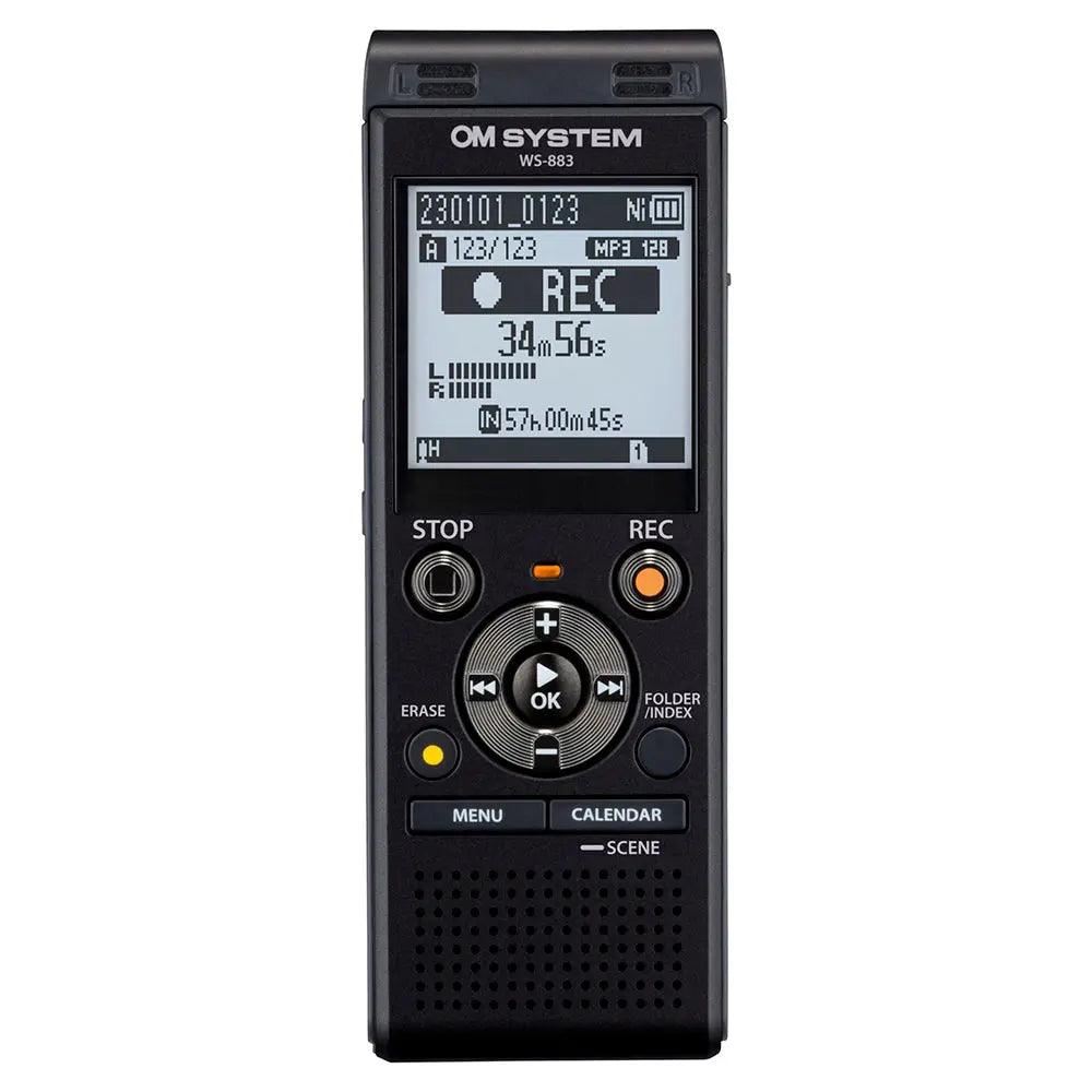 Olympus WS - 883 Voice & Music Recorder - 8GB, True Stereo Microphones - American Dictation