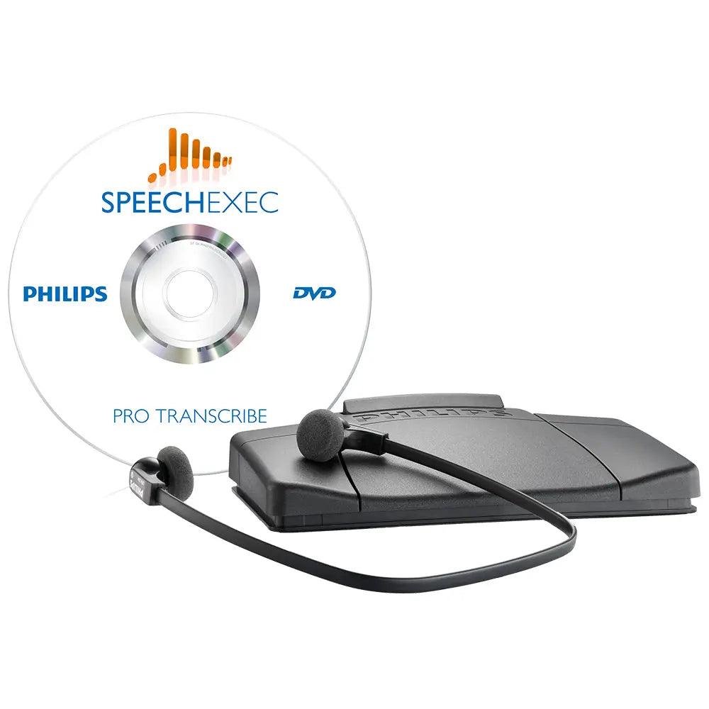 Philips 7277 Transcription Kit with SpeechExec Pro software - American Dictation