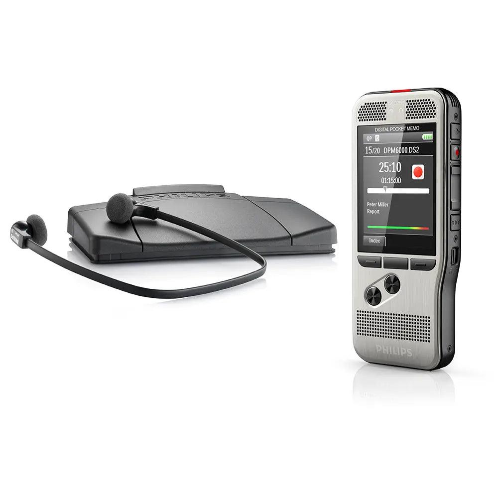 Philips DPM6700/03 Complete Dictation and Transcription Kit - American Dictation