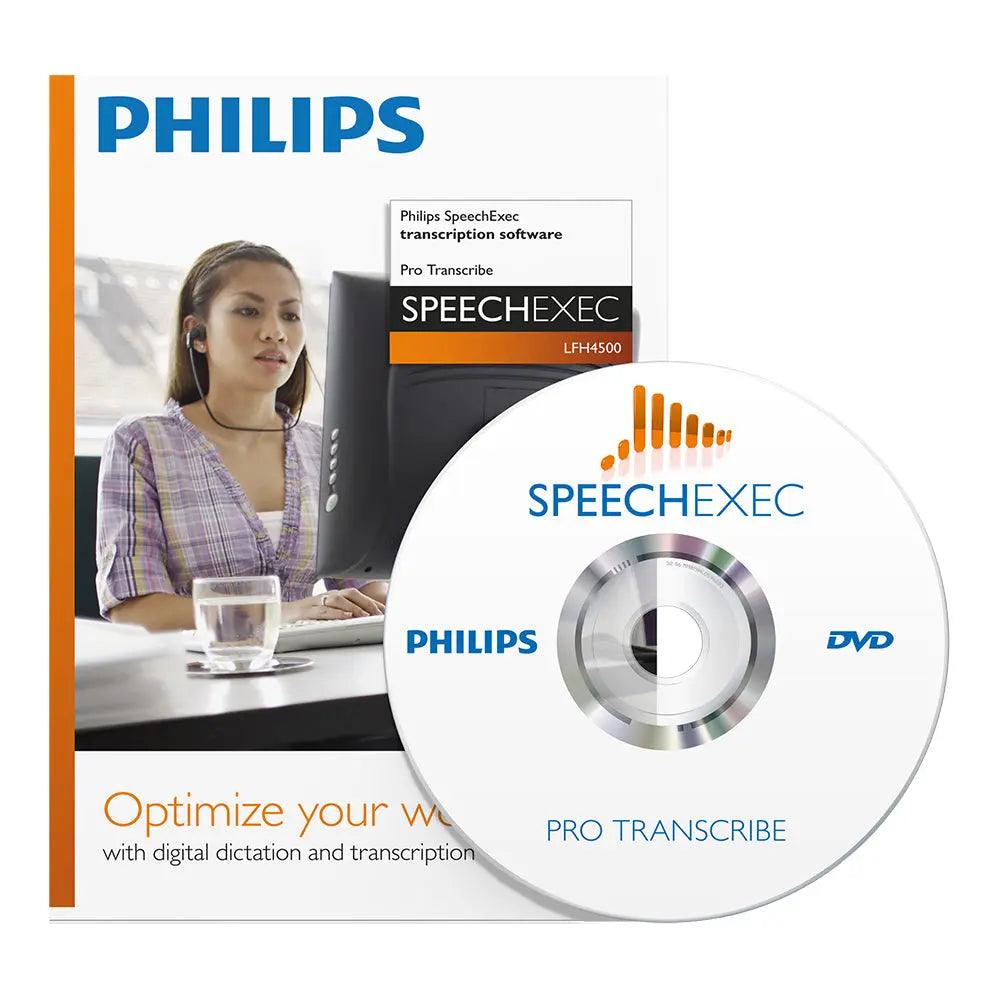 Philips SpeechExec Pro Transcribe - LFH4512 - Digital Download - 2 Year Subscription - American Dictation