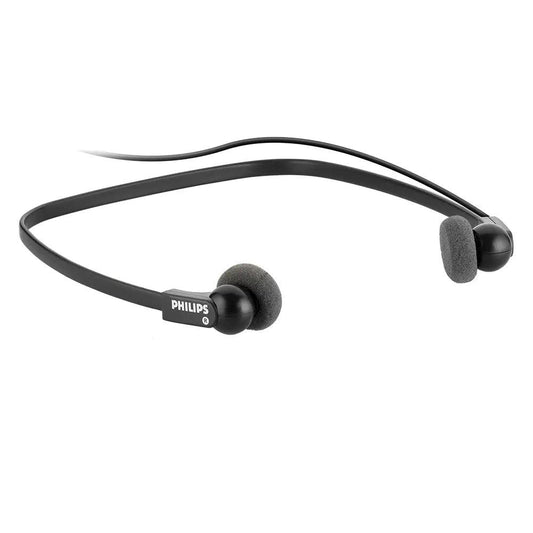 Philips Transcription Headset LFH0234 - Lightweight Design, High Audio Quality - American Dictation