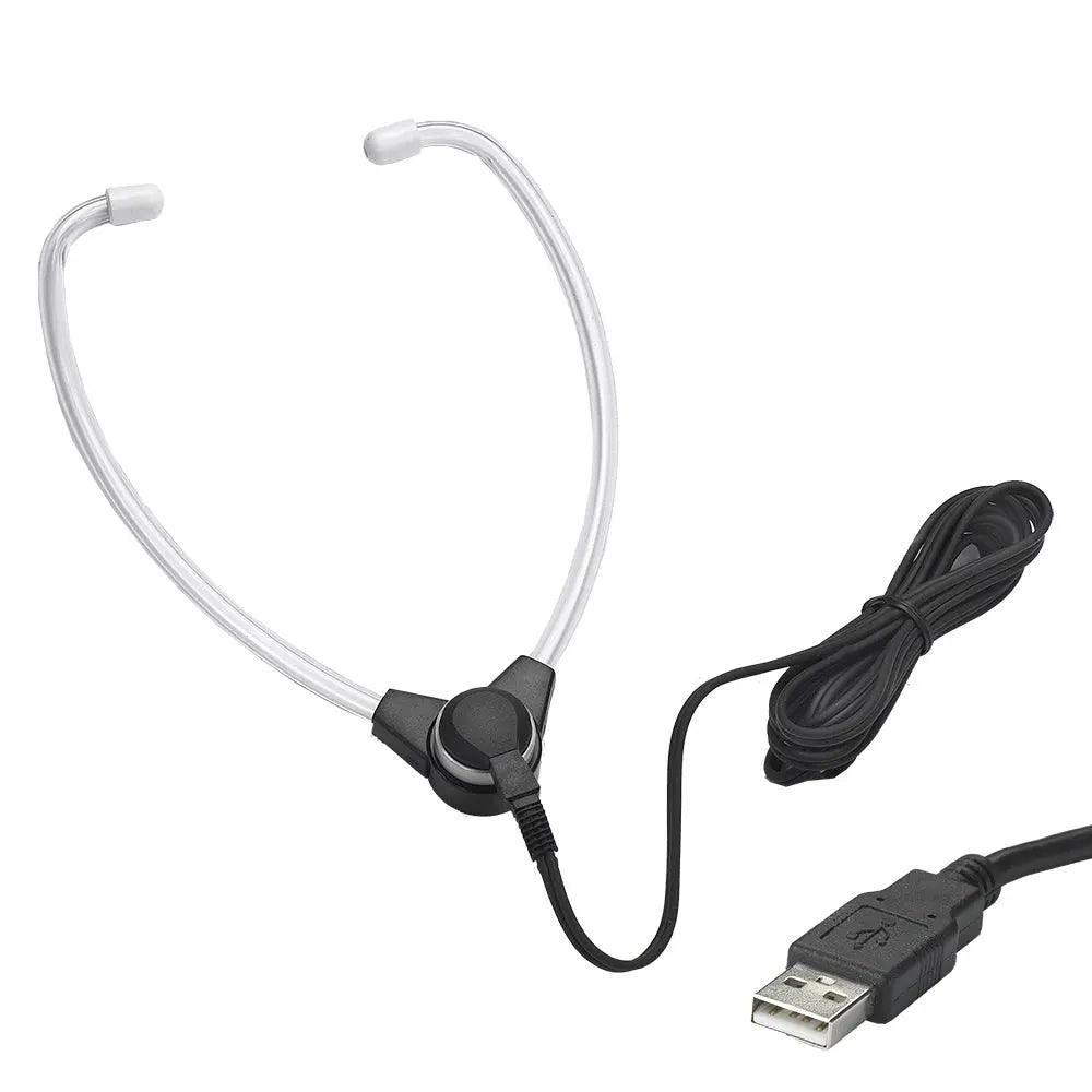Plastic Stethoscope USB Transcription Headset - VEC SH50 - USB - American Dictation