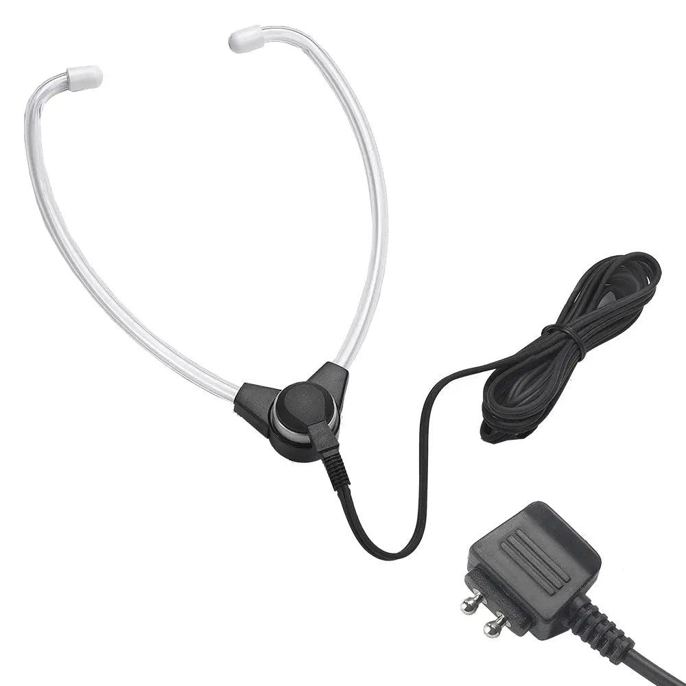 Plastic Tube Stethoscope Transcription Headset - Dictaphone Plug SH50 - DP - American Dictation