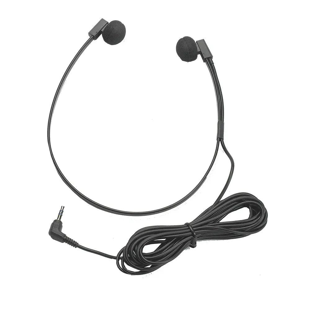 Spectra Transcription Headset (Mono) - Lightweight Under Chin Headset with 3.5mm Plug - American Dictation
