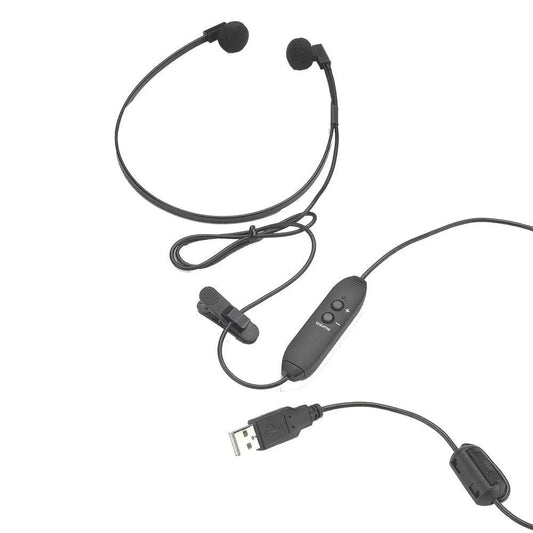 USB Spectra Transcription Headset SP - USB with USB Connection - Superior Sound Quality - 10' Cord - American Dictation