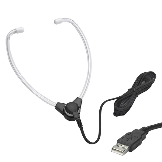 Plastic Stethoscope USB Transcription Headset - VEC SH50-USB