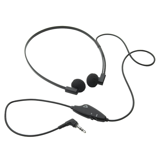 VEC SP-VC5 Transcription Headset with Volume Control and a Stereo/Mono Switch